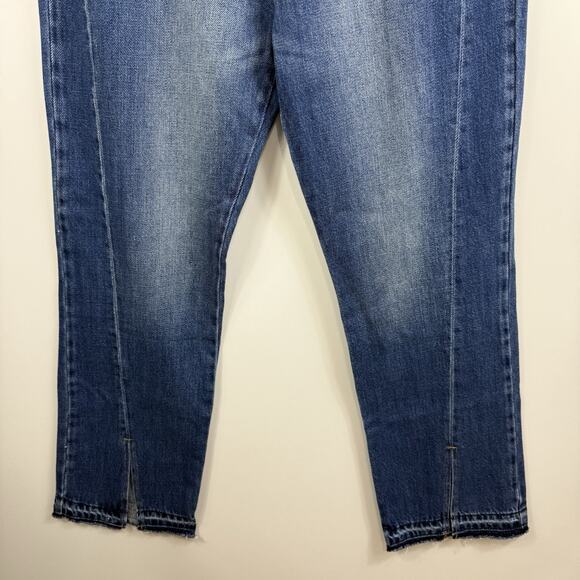 KanCan New Vintage 90s Jeans Size 13/30 High Rise Split Raw Edge Hem Denim - Picture 4 of 14